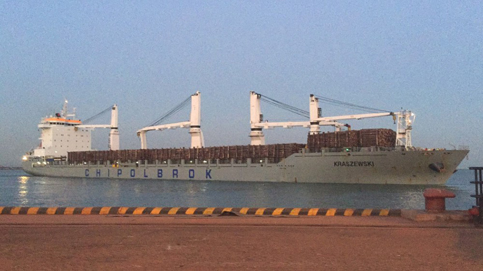 百意原木散货船